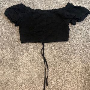 Off the Shoulder Crop Top
